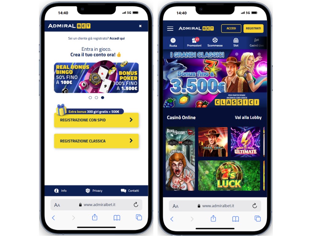 Captura de pantalla del bonus Admiralbet